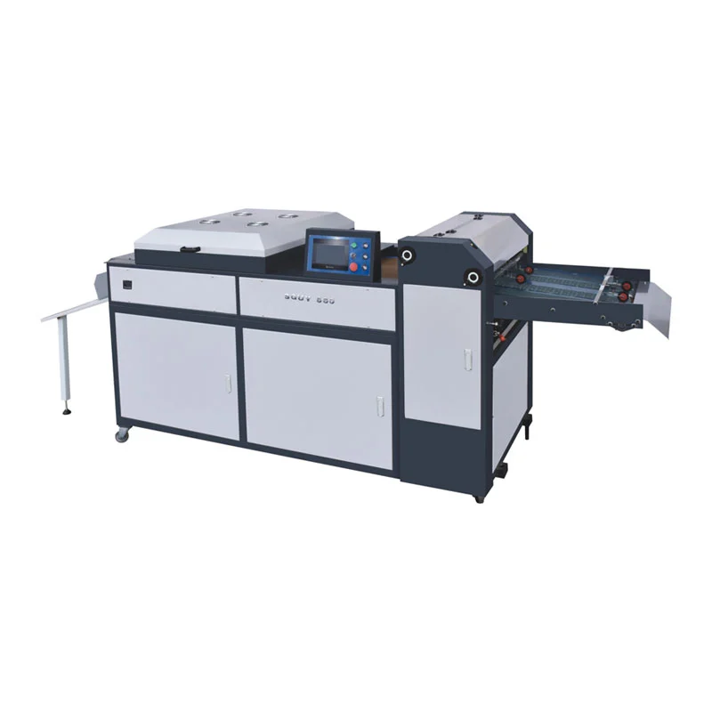 Máquina de revestimento UV embutida manual